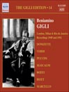 GIGLI, Beniamino: London, Milan and Rio de Janeiro  Recordings (1949, 1951)
